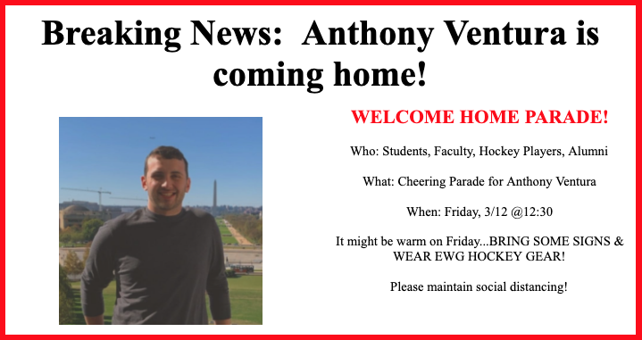 Anthony Ventura Welcome Home Parade