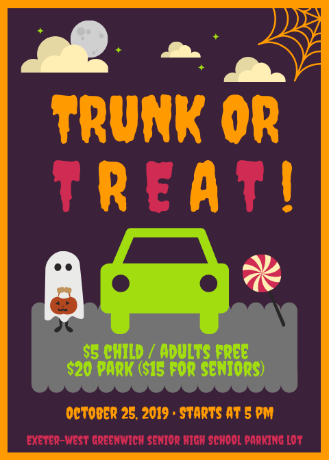 Trunk or Treat 2019 Flyer
