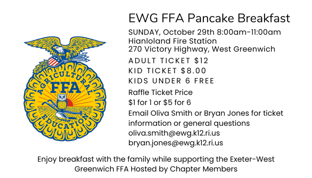 FFA 2nd Annual  Pancake Breakfast